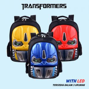 Tas sekolah anak Transformer LED 